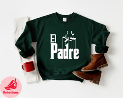 men el padre tshirt, men personalized tshirt, personalized gift for dad, fathers day gift, el padre tshirt for dad, dad