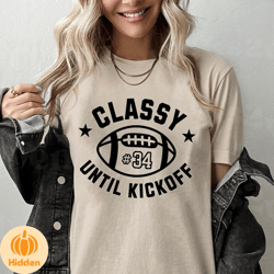Custom number Football SweatShirt , Football Shirt , Football Mom Shirt , Custom Football Shirt , Personalized Football