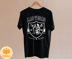 Las Vegas Football Vintage Pattern Line Black Retro Shirt , Oakland Football Team Unisex Shirt , American Football Sport
