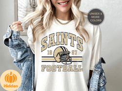 New Orleans Saints Comfort Colors Shirt  New Orleans Saints Jersey Shirt  Retro Nfl New Orleans Saints Shirt  New Orlean