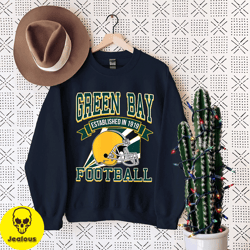 Green Bay Football SweatShirt , Vintage Style Green Bay Football Crewneck, Football SweatShirt , Fall Green Bay TShirt ,