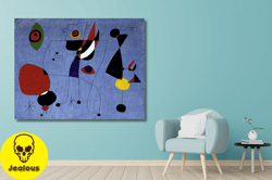 Joan Miro  ,Joan Mir Abstract Surrealism Art,Joan Miro Canvas Wall Art,Abstact Canvas,Surreal Wall Art,Wrapped Surreal C