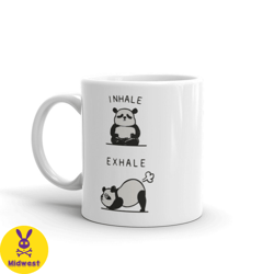 Funny Panda Yoga Mug,Panda Mug,kung fu mug,Funny Mug,Birthday Gift,Yoga Mug,Meditation Gift,Funny Panda Mug,Birthday Gif