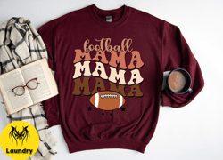 football mama sweatshirt, football mama retro sweatshirt, football mama retro shirt, gameday football sweatshirt,footbal