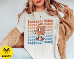 football vibes shirt, retro football shirt, football game shirt, football mom shirt, football mama shirt, football gamed