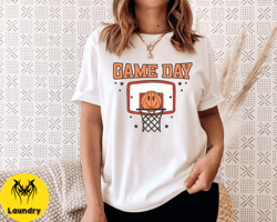 retro basketball shirt, distressed, game day shirt, basketball tee, womens basketball tshirt, basketball game retro shir