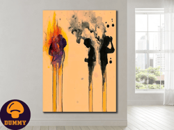 melting euphoria,abstract art, colorful painting, modern art, abstract expressionism, wall art, contemporary art, home d