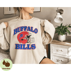 Vintage Buffalo Football Sweatshirt, Bills Vintage Style Sweatshirt, Bills Football Sweatshirt, Vintage Style Buffalo Fo