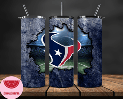 Houston Texans Tumbler, Texans Logo, American Football Team 20oz Skinny Tumbler 13