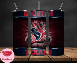 Houston Texans Tumbler Texans Logo, American Football Team 20oz Skinny Tumbler 46