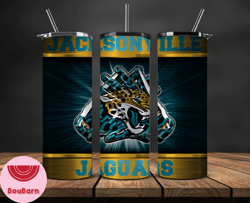 Jacksonville Jaguars Tumbler, Jaguars Logo, American Football Team 20oz Skinny Tumbler 48