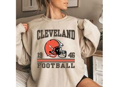 Vintage 90s Cleveland Cardinal Football Spooky Sweatshirt, Cleveland Football TShirt, Retro Cleveland Sweatshirt, Clevel