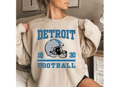 Vintage 90s Detroit Cardinal Football Sweatshirt, Detroit Football TShirt, Retro Detroit Sweatshirt, Detroit Gifts TShir