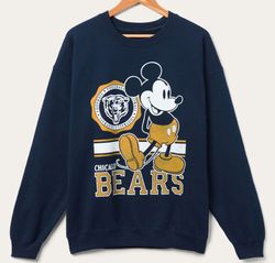 Vintage Chicago Bear Football Shirt , Mickey Football Shirt , Sport Shirt , N F L Shirt , Gift For Fans