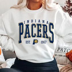 Vintage Indiana Pacers Basketball, 90s Bootleg, TShirt Retro Style Sweatshirt Crewneck, fan gift, Indiana Pacers shirt