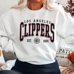 Vintage Los Angeles Clippers Basketball, 90s Bootleg, TShirt Retro Style Sweatshirt Crewneck, fan gift