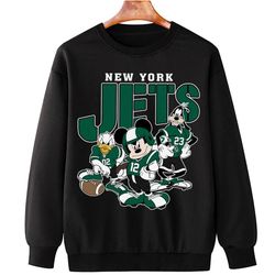 Vintage New York Jets Football Mickey Donald Duck and Goofy Shirt , New York Jets Shirt , Sport Shirt , Gift For Fans