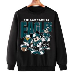 Vintage Philadelphia Football Mickey Donald Duck and Goofy Shirt , Football Shirt , Sport Shirt , Gift For Fans