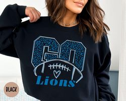 Detroit Football Team Sweatshirt, Detroit Sports Sweatshirt Detroit Shirt For Football team Christmas Gift for Lions Fan