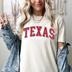 Texas Baseball Sweatshirt, Gift For Baseball Fan, Texas sports Shirt, Texas Shirt, Texas T Shirt, Playoff Baseball Shirt