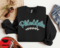 Philadelphia Football Sweatshirt, Gift For Philadelphia Football Fan, Trendy Philly Crewneck, Philadelphia Football Game