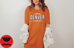 Trendy Vintage Denver Football Fan TShirt, Denver Football Shirt, Denver Football Fan Game Day TShirt, Denver Football C