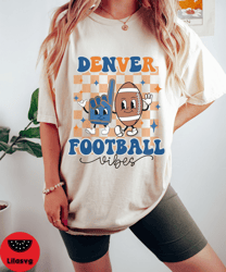 Trendy Vintage Denver Football Fan TShirt, Denver Football Shirt, Denver Football Fan Game Day TShirt, Denver Football C
