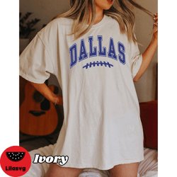 Dallas Football TShirt  Oversized Vintage Comfort Colors,Vintage Dallas Jersey Shirt , NFL Dallas Shirt , Dallas Fan Gif