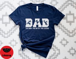 Bike Dad Shirt, Dad The Man The Myth The Legend Shirt, Bicycle Lover Dad Shirt, Fathers Day Tee, Sport Dad Shirt