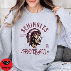 Vintage 90s Florida football Sweatshirt, Seminoles Hoodie, FSU Sweatshirt, Florida state sweatshirt, Retro Collage Hoodi
