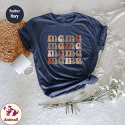 Retro Mama Row Shirt, Mama Shirt, Retro Mama Shirt, Mommy Shirt, Retro Mom Shirt, Boho Mama Shirt, Gift For Mom, Mothers