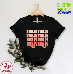 retro mama shirt,mothers day gift,birthday gift for mom,mama graphic tee,new mom gift,baby shower shirt,cool mama shirt,