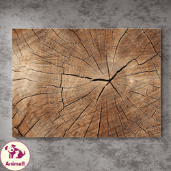 Add A Touch Of Nature To Your Space With This Exquisite Tree Ring Canvas,Perfect For Nature Enthusiasts And Art Lovers A