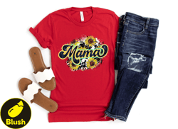 Floral Mama TShirt, Mothers Day Gift, Mothers Day Design, Wildflower Mom Tee, Flower Mama, Trendy Mom Shirt, Cute Mom Te