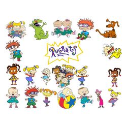 American Rugrats Bundle Svg, Trending Svg, Rugrats Characters Svg, Rugrats Cartoon Svg, American Cartoon Svg, Lovely Cha