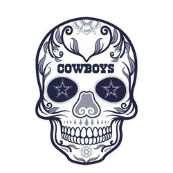 Cowboys Skull Svg, Sport Svg, Dallas Cowboys Svg, Sport Skull Svg, NFL Svg, NFL Team Svg, Cowboys Logo Svg, American Foo