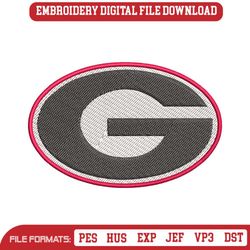 Georgia Bulldogs NCAA Embroidery Design File
