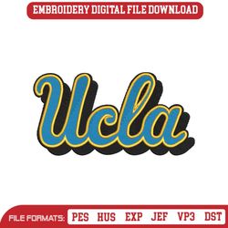 UCLA Bruins NCAA Embroidery Design File