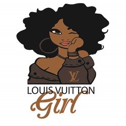 Louis Vuitton Girl, Black Girl Svg, Lv Girl Svg, Louis Vuitton Shirt Svg, Lv Logo, Lv Fashion, Lv Lover, Louis Vuitton G