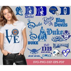 Duke Devils Svg, Bundle Sport Svg, Duke Svg, Blue Devils Svg, Duke Logo Svg, Duke Baseball Svg, Duke Football Svg, Duke
