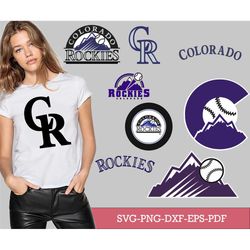Bundle Colorado Rockies Svg, Bundle Sport Svg, Colorado Rockies Svg, Colorado Rockies Logo, Colorado Rockies Baseball, R