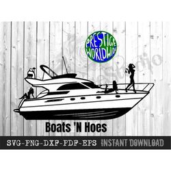 Prestige Worldwide Presents Boats N Hoes Three Luxury Girl Svg, Trending Svg, Earth Svg, Prestige Worldwide Svg, Boats N
