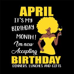 April Is My Birthday Month Svg, Birthday Svg, April Birthday Svg, April Svg, Born In April Svg, April Girl Svg, Birthday