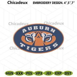 Auburn Tigers Logo Embroidery Design, Auburn Tigers Embroidery, NCAA Embroidery Designs
