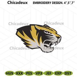 Missouri Tigers Iconic Embroidery Files, Missouri Tigers Embroidery Download File