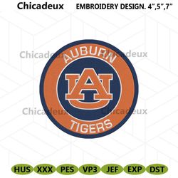 Auburn Tigers Embroidery Design, Auburn Tigers Logo NCAA Embroidery