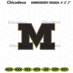 Missouri Tigers Machine Embroidery, Missouri Tigers Football Logo Embroidery Design