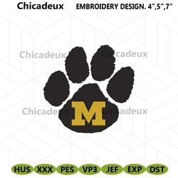 Missouri Tigers Logo Embroidery, Missouri Tigers Machine Embroidery Instant