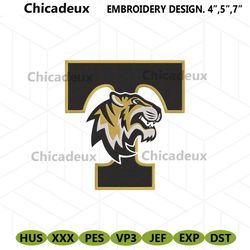 Missouri Tigers Football Logo Embroidery Design, NCAA Team Logo Machine Embroidery Files