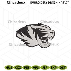 Missouri Tigers Embroidery File, NCAA Missouri Tigers Design